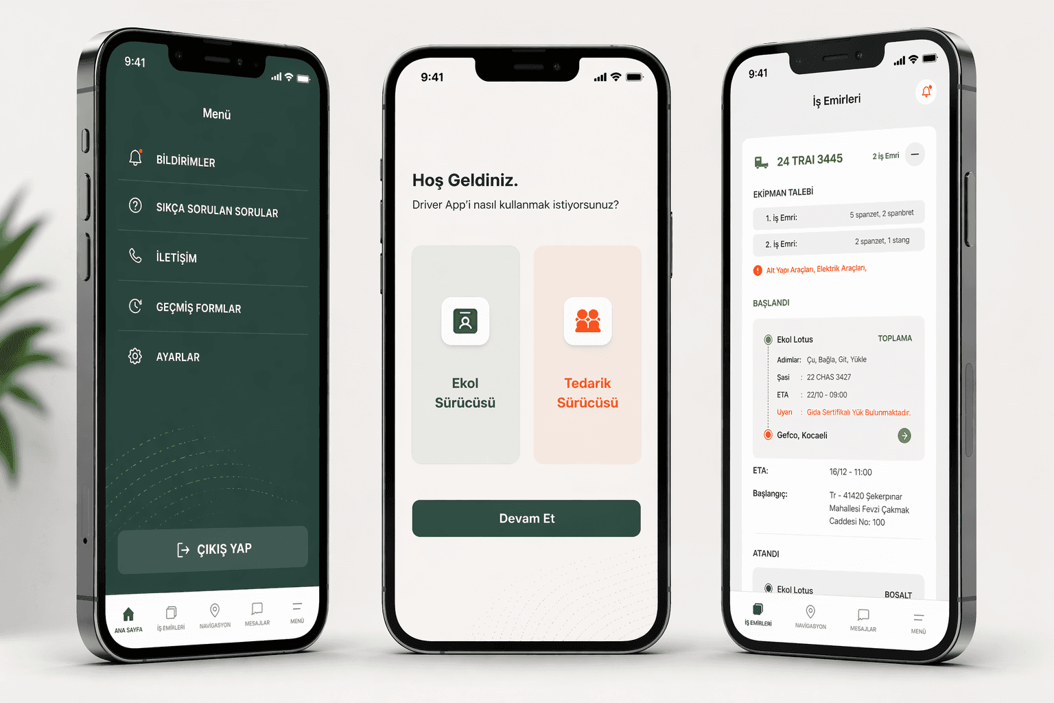 Saha Ekipleri Mobil Yönetim Uygulaması