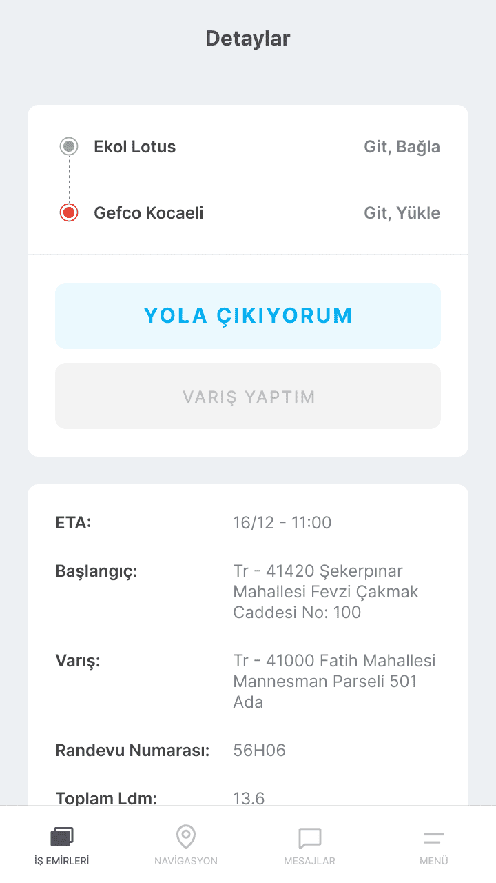 Saha Ekipleri Mobil Yönetim Uygulaması galeri görseli 3